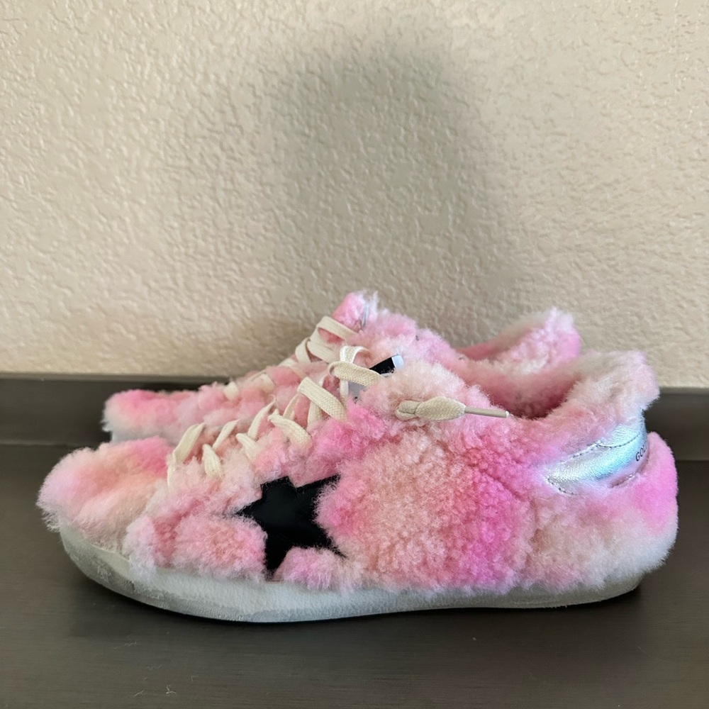 Golden Goose Tye Dye Shearling